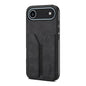 Denior D07 DV Elastic Card Slot PU Back Cover Phone Case, For iPhone 18 Pro / 17 Pro, For iPhone 18 Pro Max / 17 Pro Max, For iPhone 17e / 16e, For iPhone 17, For iPhone Air, For iPhone 16 Pro Max, For iPhone 16 Pro, For iPhone 16 Plus
