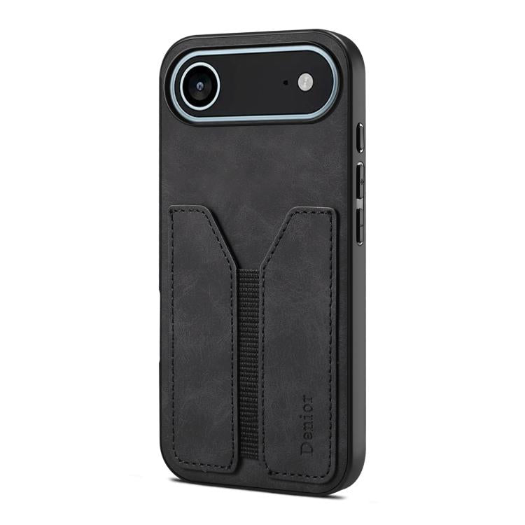 Denior D07 DV Elastic Card Slot PU Back Cover Phone Case, For iPhone 17e / 16e, For iPhone 17 Pro Max, For iPhone 17 Pro, For iPhone 17, For iPhone Air, For iPhone 16 Pro Max, For iPhone 16 Pro, For iPhone 16 Plus
