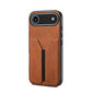 Denior D07 DV Elastic Card Slot PU Back Cover Phone Case, For iPhone 18 Pro / 17 Pro, For iPhone 18 Pro Max / 17 Pro Max, For iPhone 17e / 16e, For iPhone 17, For iPhone Air, For iPhone 16 Pro Max, For iPhone 16 Pro, For iPhone 16 Plus