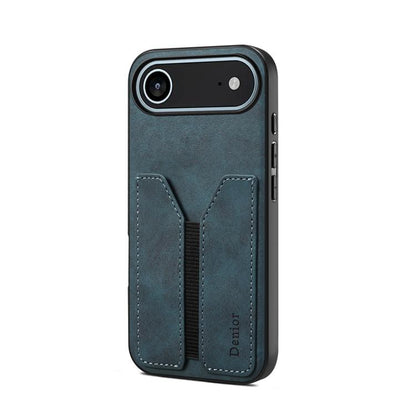 Denior D07 DV Elastic Card Slot PU Back Cover Phone Case, For iPhone 17e / 16e, For iPhone 17 Pro Max, For iPhone 17 Pro, For iPhone 17, For iPhone Air, For iPhone 16 Pro Max, For iPhone 16 Pro, For iPhone 16 Plus