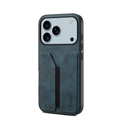 Denior D07 DV Elastic Card Slot PU Back Cover Phone Case, For iPhone 18 Pro / 17 Pro, For iPhone 18 Pro Max / 17 Pro Max, For iPhone 17e / 16e, For iPhone 17, For iPhone Air, For iPhone 16 Pro Max, For iPhone 16 Pro, For iPhone 16 Plus