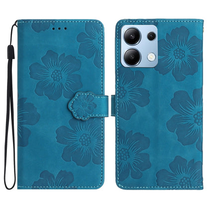 Flower Embossing Pattern Leather Phone Case