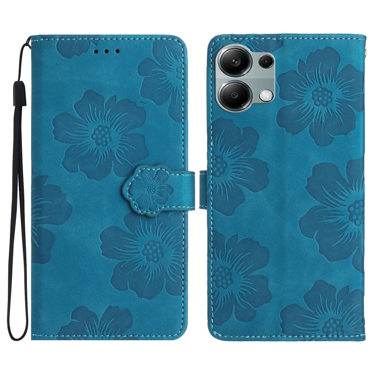 Flower Embossing Pattern Leather Phone Case
