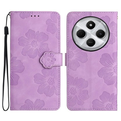 Flower Embossing Pattern Leather Phone Case