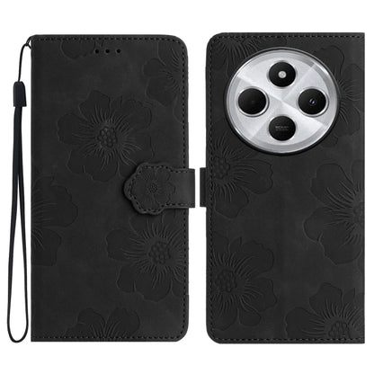 Flower Embossing Pattern Leather Phone Case