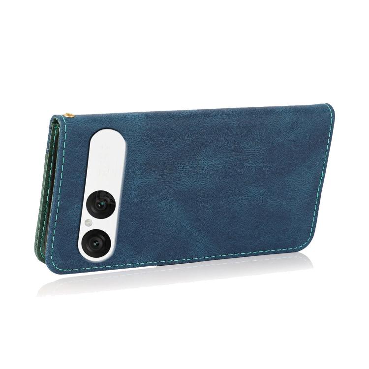 Dual-color Stitching Leather Phone Case, For Sony Xperia 10 VII, For Sony Xperia 10 VI, For Sony Xperia 1 VI