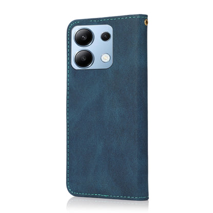 Dual-color Stitching Leather Phone Case