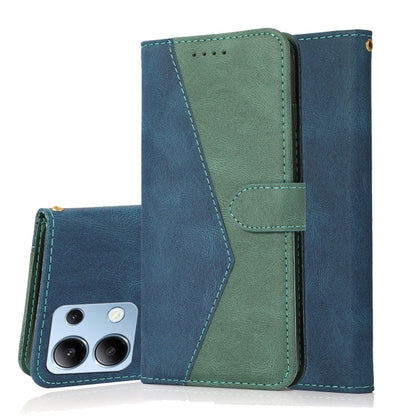 Dual-color Stitching Leather Phone Case