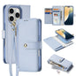DUX DUCIS Lawa Series 2 in 1 Wallet Zipper Detachable MagSafe Phone Case with Lanyard, For iPhone Air, For iPhone 16 Pro Max, For iPhone 16 Pro, For iPhone 16