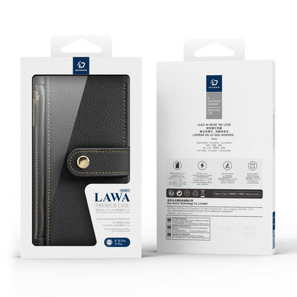 DUX DUCIS Lawa Series 2 in 1 Wallet Zipper Detachable MagSafe Phone Case with Lanyard, For iPhone 18 Pro, For iPhone 18 Pro Max, For iPhone 17e / 16e, For iPhone 17 Pro Max, For iPhone 17 Pro, For iPhone 17