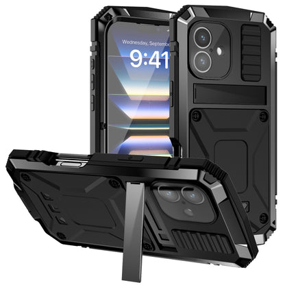 R-JUST Life Waterproof Dustproof Shockproof Phone Case, For iPhone 17e / 16e, For iPhone 16 Pro Max, For iPhone 16 Pro, For iPhone 16 Plus, For iPhone 16