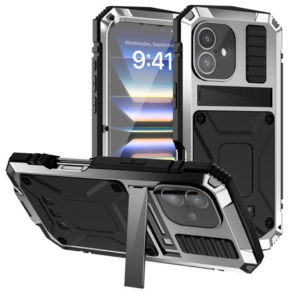 R-JUST Life Waterproof Dustproof Shockproof Phone Case, For iPhone 17e / 16e, For iPhone 16 Pro Max, For iPhone 16 Pro, For iPhone 16 Plus, For iPhone 16