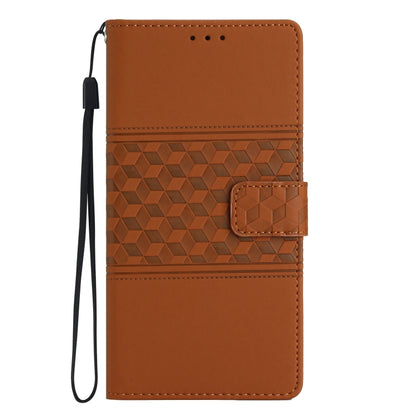 Diamond Embossed Skin Feel Leather Phone Case