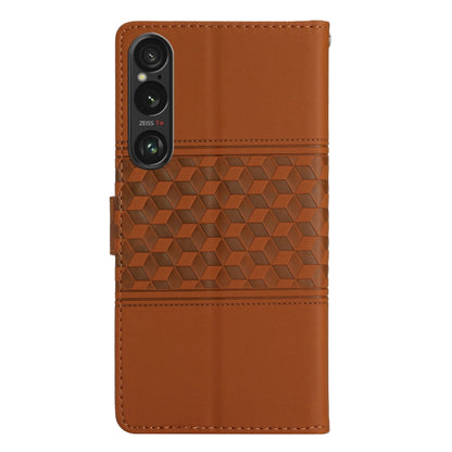 Diamond Embossed Skin Feel Leather Phone Case