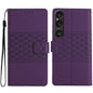Diamond Embossed Skin Feel Leather Phone Case, For Sony Xperia 10 VII, For Sony Xperia 10 VI, For Sony Xperia 1 VI
