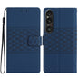 Diamond Embossed Skin Feel Leather Phone Case, For Sony Xperia 10 VII, For Sony Xperia 10 VI, For Sony Xperia 1 VI