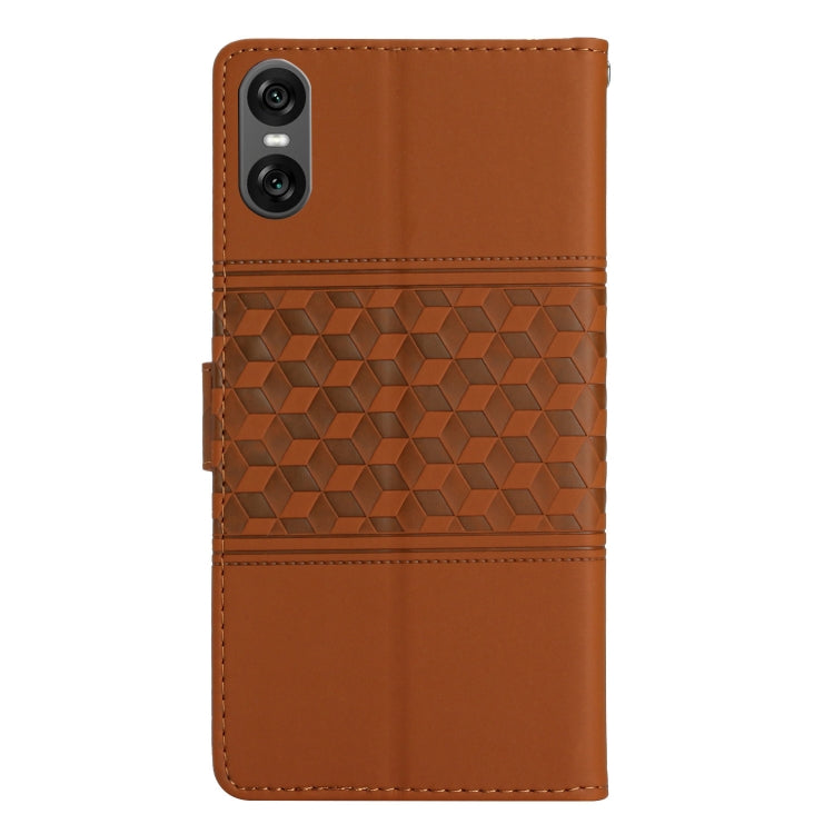 Diamond Embossed Skin Feel Leather Phone Case