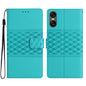 Diamond Embossed Skin Feel Leather Phone Case, For Sony Xperia 10 VII, For Sony Xperia 10 VI, For Sony Xperia 1 VI