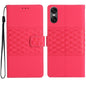 Diamond Embossed Skin Feel Leather Phone Case, For Sony Xperia 10 VII, For Sony Xperia 10 VI, For Sony Xperia 1 VI
