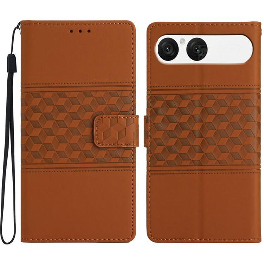 Diamond Embossed Skin Feel Leather Phone Case, For Sony Xperia 10 VII, For Sony Xperia 10 VI, For Sony Xperia 1 VI