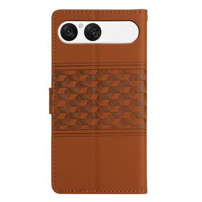 Diamond Embossed Skin Feel Leather Phone Case, For Sony Xperia 10 VII, For Sony Xperia 10 VI, For Sony Xperia 1 VI