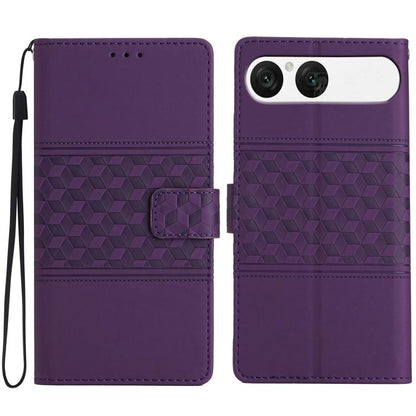 Diamond Embossed Skin Feel Leather Phone Case, For Sony Xperia 10 VII, For Sony Xperia 10 VI, For Sony Xperia 1 VI