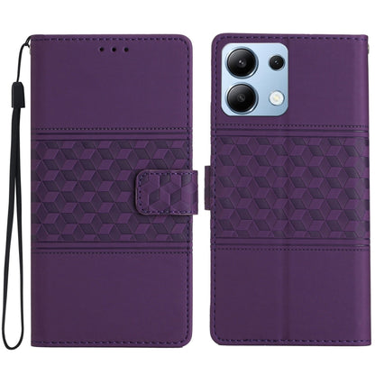 Diamond Embossed Skin Feel Leather Phone Case