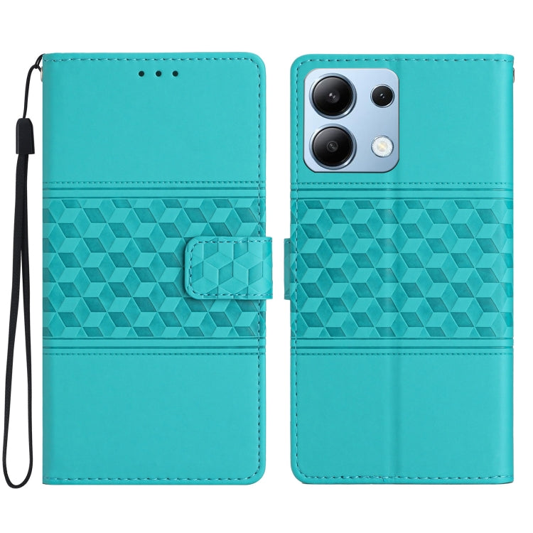 Diamond Embossed Skin Feel Leather Phone Case