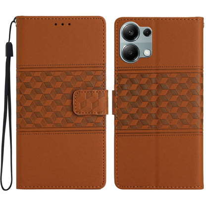 Diamond Embossed Skin Feel Leather Phone Case