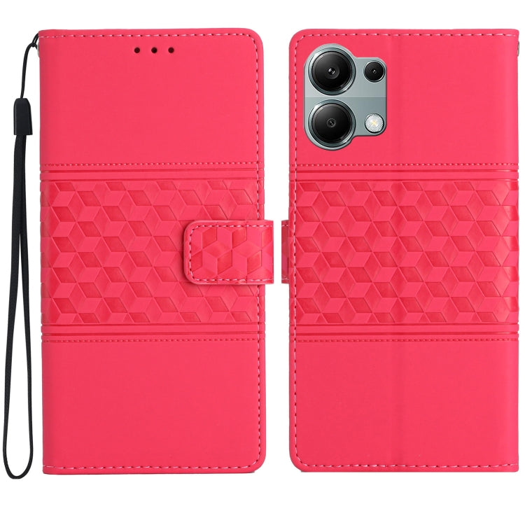 Diamond Embossed Skin Feel Leather Phone Case