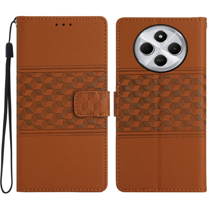 Diamond Embossed Skin Feel Leather Phone Case