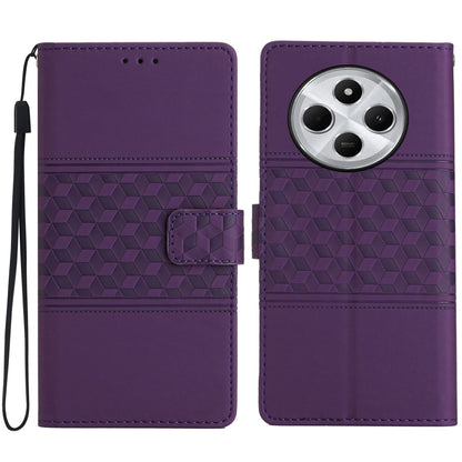 Diamond Embossed Skin Feel Leather Phone Case