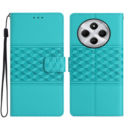 Diamond Embossed Skin Feel Leather Phone Case