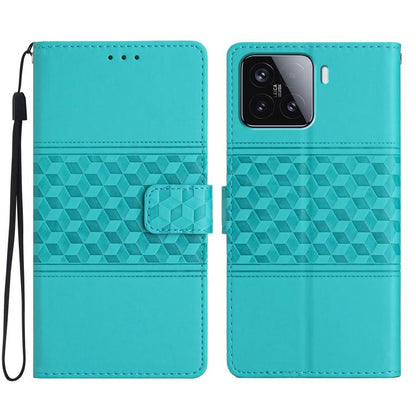 Diamond Embossed Skin Feel Leather Phone Case, For Redmi 15 5G / 4G EU 171mm, For Redmi 15C 5G/4G Global 171mm, For Redmi 15T Pro 5G, For Redmi 15T 5G