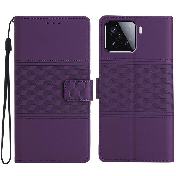 Diamond Embossed Skin Feel Leather Phone Case