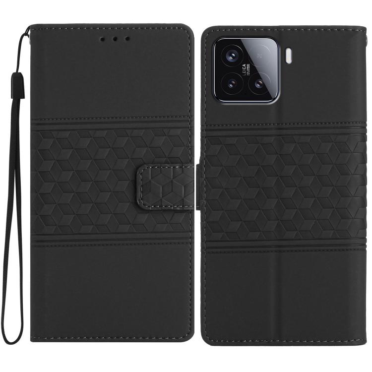 Diamond Embossed Skin Feel Leather Phone Case