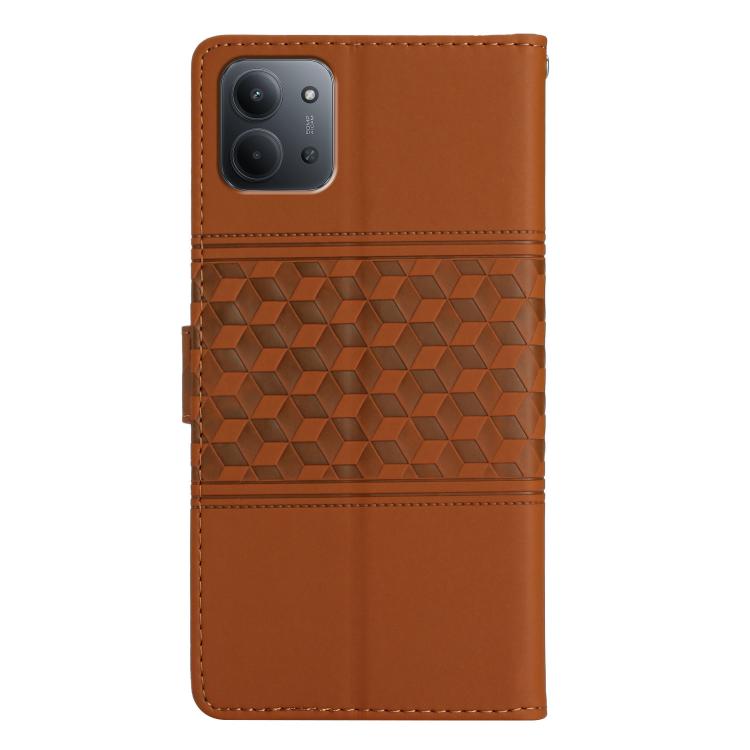 Diamond Embossed Skin Feel Leather Phone Case