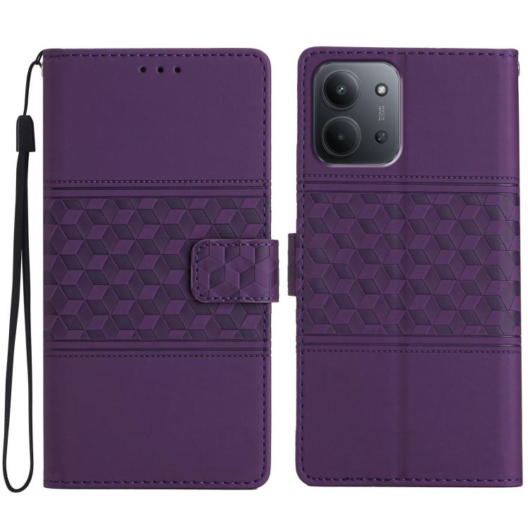Diamond Embossed Skin Feel Leather Phone Case, For Redmi K90 Pro Max/Poco F8 Ultra, For Redmi K90/Poco F8 Pro, For Redmi 15C 5G/4G EU 173mm, For Redmi 15 5G Global/15 4G SEA 169.5
