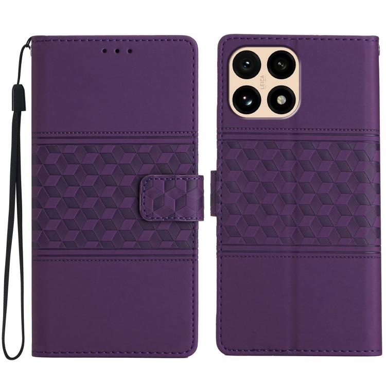 Diamond Embossed Skin Feel Leather Phone Case