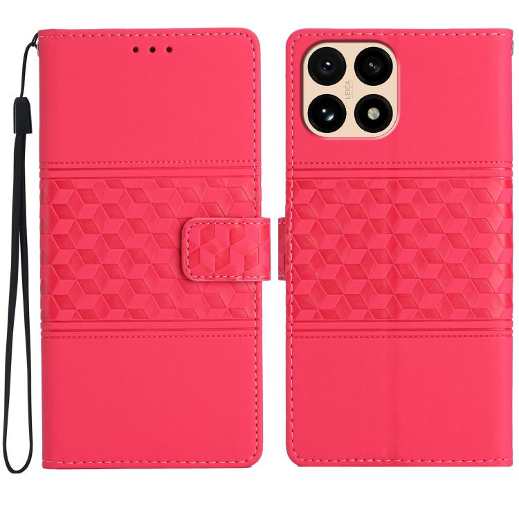 Diamond Embossed Skin Feel Leather Phone Case