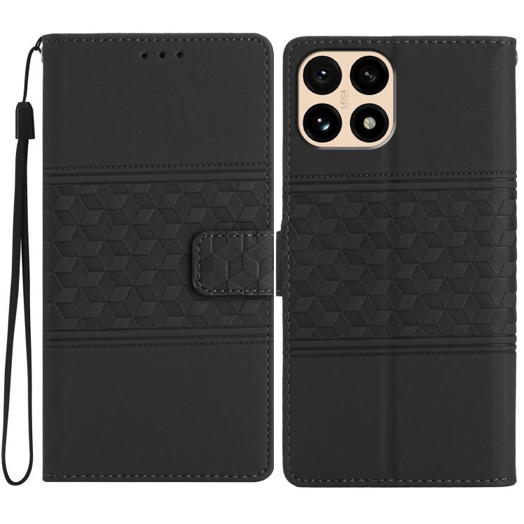Diamond Embossed Skin Feel Leather Phone Case