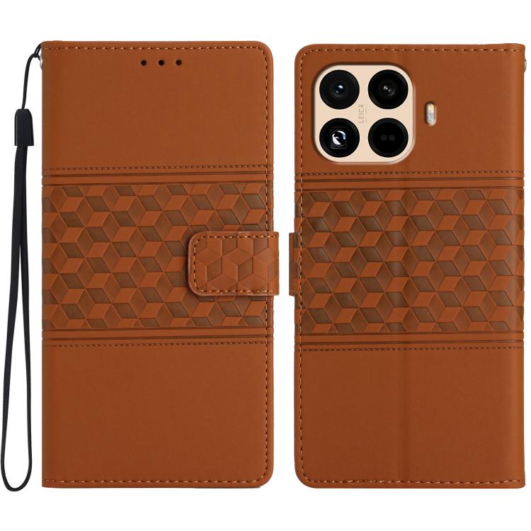 Diamond Embossed Skin Feel Leather Phone Case