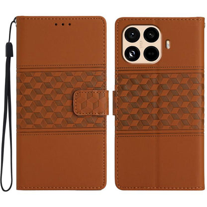 Diamond Embossed Skin Feel Leather Phone Case