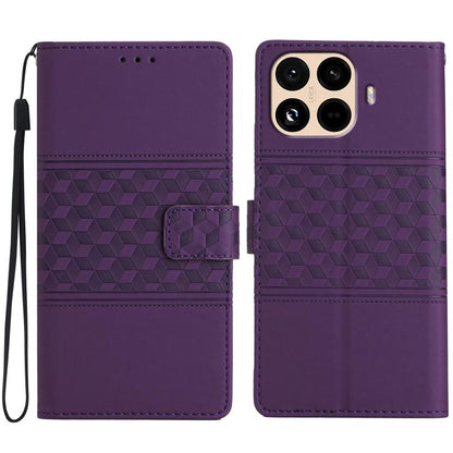 Diamond Embossed Skin Feel Leather Phone Case