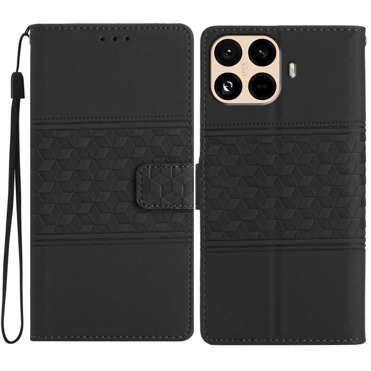 Diamond Embossed Skin Feel Leather Phone Case