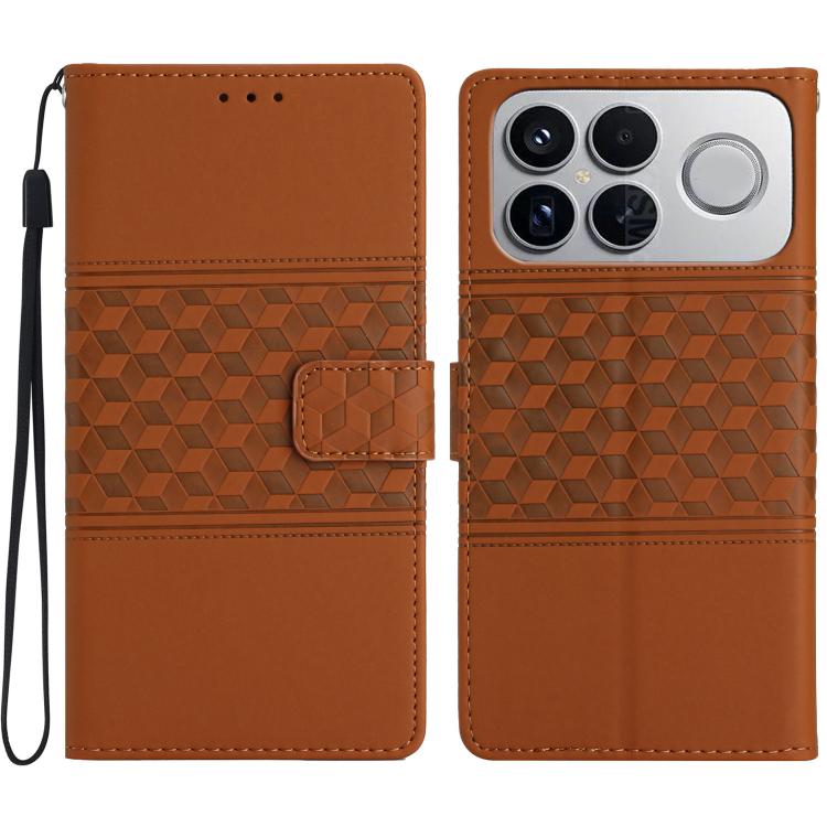 Diamond Embossed Skin Feel Leather Phone Case, For Redmi K90 Pro Max/Poco F8 Ultra, For Redmi K90/Poco F8 Pro, For Redmi 15C 5G/4G EU 173mm, For Redmi 15 5G Global/15 4G SEA 169.5