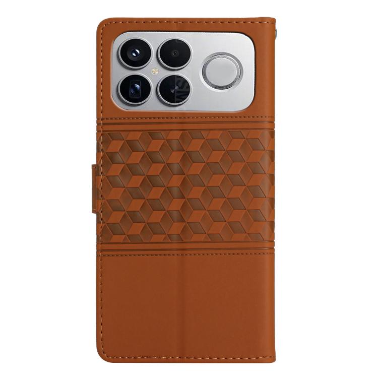 Diamond Embossed Skin Feel Leather Phone Case, For Redmi K90 Pro Max/Poco F8 Ultra, For Redmi K90/Poco F8 Pro, For Redmi 15C 5G/4G EU 173mm, For Redmi 15 5G Global/15 4G SEA 169.5