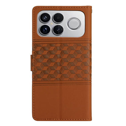 Diamond Embossed Skin Feel Leather Phone Case, For Redmi K90 Pro Max/Poco F8 Ultra, For Redmi K90/Poco F8 Pro, For Redmi 15C 5G/4G EU 173mm, For Redmi 15 5G Global/15 4G SEA 169.5