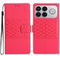 Diamond Embossed Skin Feel Leather Phone Case, For Redmi K90 Pro Max/Poco F8 Ultra, For Redmi K90/Poco F8 Pro, For Redmi 15C 5G/4G EU 173mm, For Redmi 15 5G Global/15 4G SEA 169.5