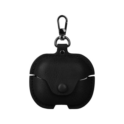 Business Leather Bluetooth Earphone Protective Case with Hook, For Samsung Galaxy Buds3 FE, For Samsung Galaxy Buds 3